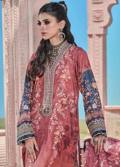 Wardha Saleem Embroidered Lawn Suits Unstitched 3 Piece D-10 Soha