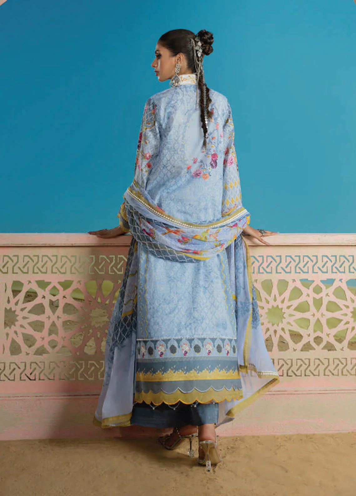 Wardha Saleem Embroidered Lawn Suits Unstitched 3 Piece D-11 Suroor