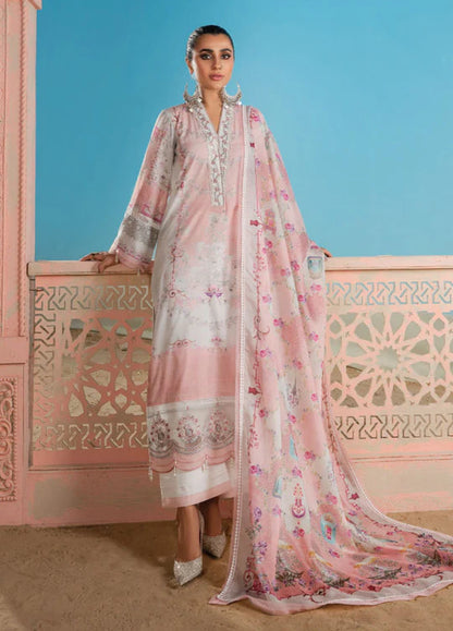 Wardha Saleem Embroidered Lawn Suits Unstitched 3 Piece D-12 Layla