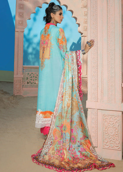 Wardha Saleem Embroidered Lawn Suits Unstitched 3 Piece D-13 Gul Posh