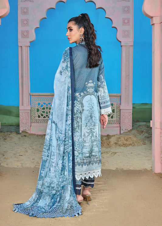 Wardha Saleem Embroidered Lawn Suits Unstitched 3 Piece D-14 Eshaal