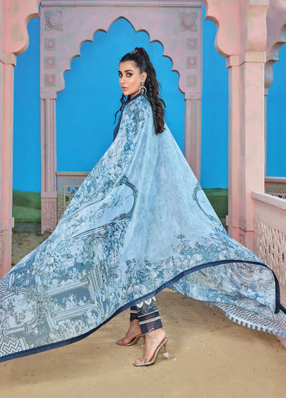 Wardha Saleem Embroidered Lawn Suits Unstitched 3 Piece D-14 Eshaal